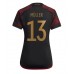 Billige Tyskland Thomas Muller #13 Udebane Fodboldtrøjer Dame VM 2022 Kortærmet